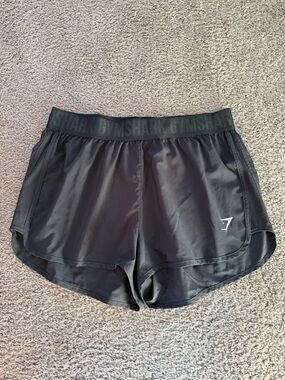 Gymshark Black Women's Athletic Running Shorts